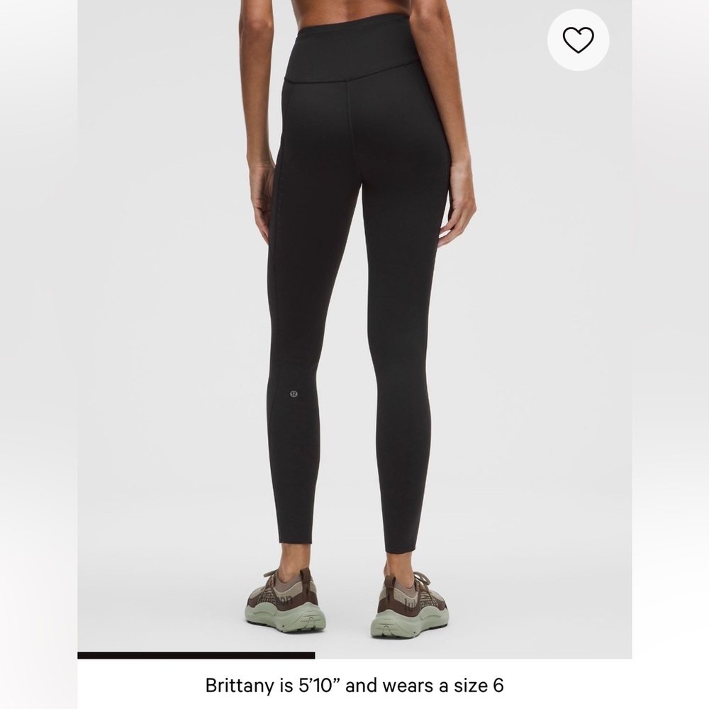 Lululemon Fast and Free High Rise Leggings - Picture 2 of 7
